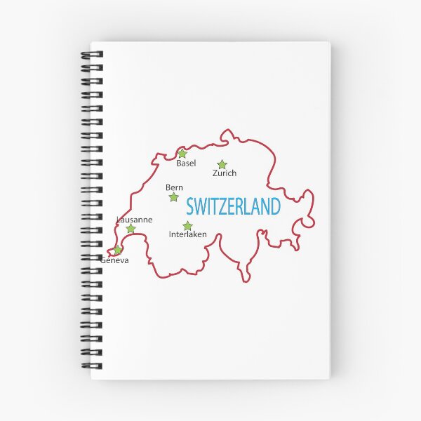 Item preview, Map of Switzerland designed and sold by Jurie Maree.