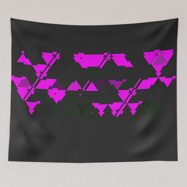 Item preview, Cool pink triangle pattern art  designed and sold by AYACHI90.
