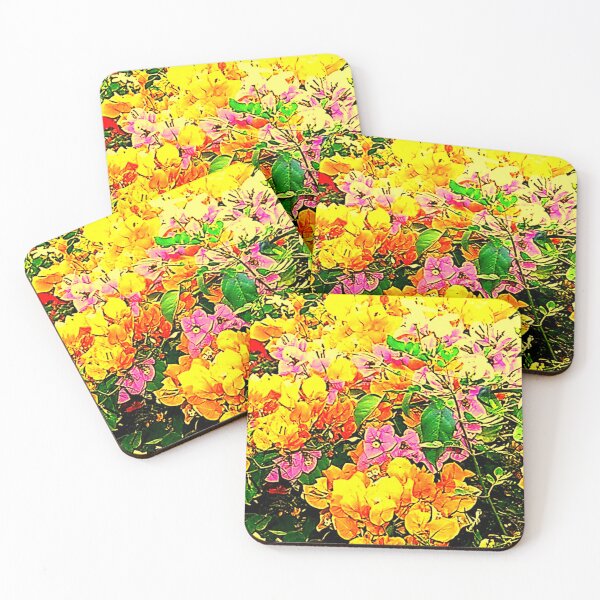 Item preview, TROPICO 1 bougainvillea flower yellow orange pink color vitamin tropic mixed designed and sold by dragonemma.