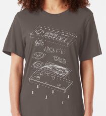 NES: Just the Guts (white) Slim Fit T-Shirt