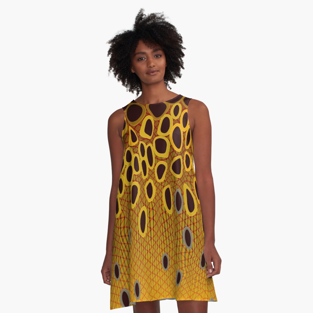 Vista previa del artículo con la obra «Vestido acampanado», diseñado y vendido por MikaelJenei.