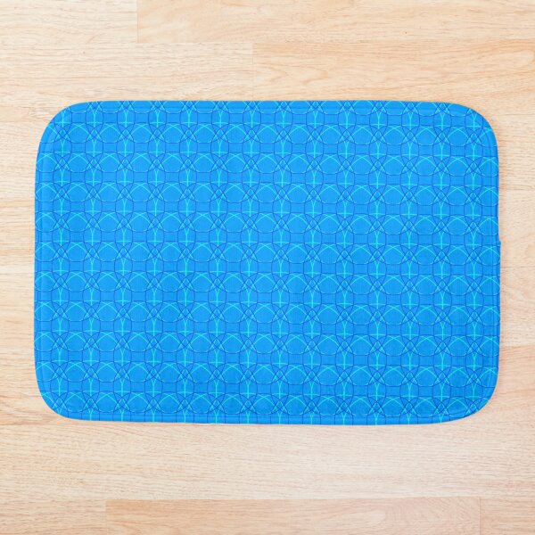 Artikelvorschau, Loops & Circles Pattern mit Blau, Hellblau & Dunkelblau entworfen und verkauft von DistantOverture.