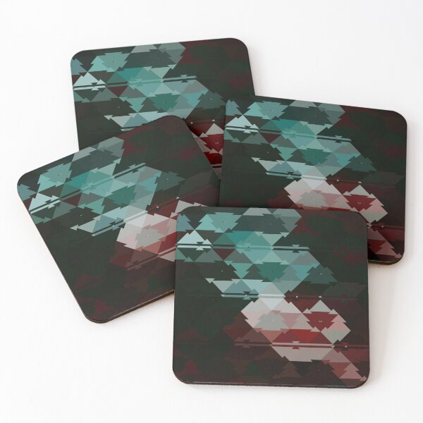 Item preview, Cool watercolor triangle pattern art  designed and sold by AYACHI90.