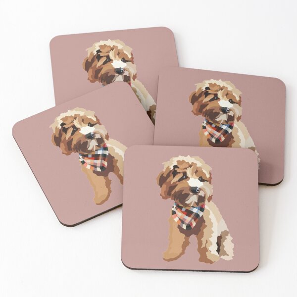 Item preview, Cavapoo Teddy Dog Portrait Digital Illustration designed and sold by sherylwylie.