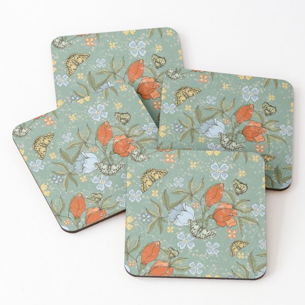 Item preview, Butterflies and flowers create a beautiful designed and sold by Marcu Ioachim.