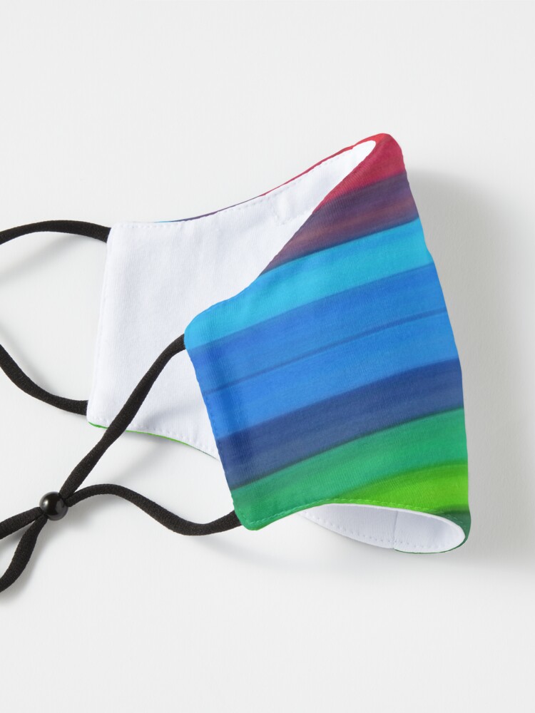 Alternate view of Rainbow Stripes Mask
