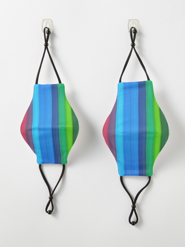 Alternate view of Rainbow Stripes Mask