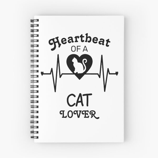 Artikelvorschau, Herzschlag eines Katzenliebhabers entworfen und verkauft von Cute  Pawz.