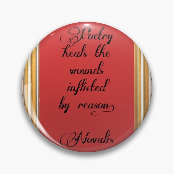 Item preview, Poetry quote by Novalis designed and sold by Pelikancrazy.