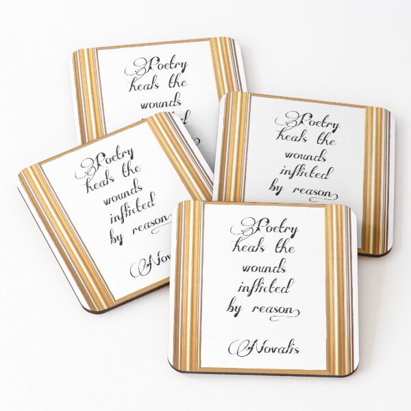Item preview, Poetry quote by Novalis designed and sold by Pelikancrazy.