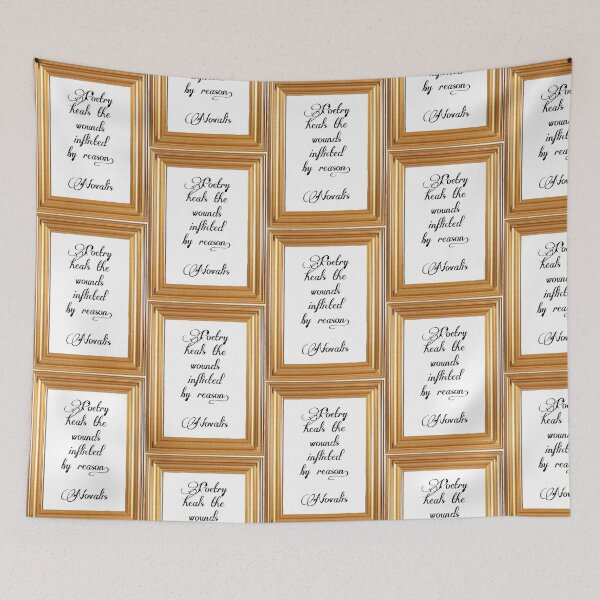 Item preview, Poetry quote by Novalis designed and sold by Pelikancrazy.
