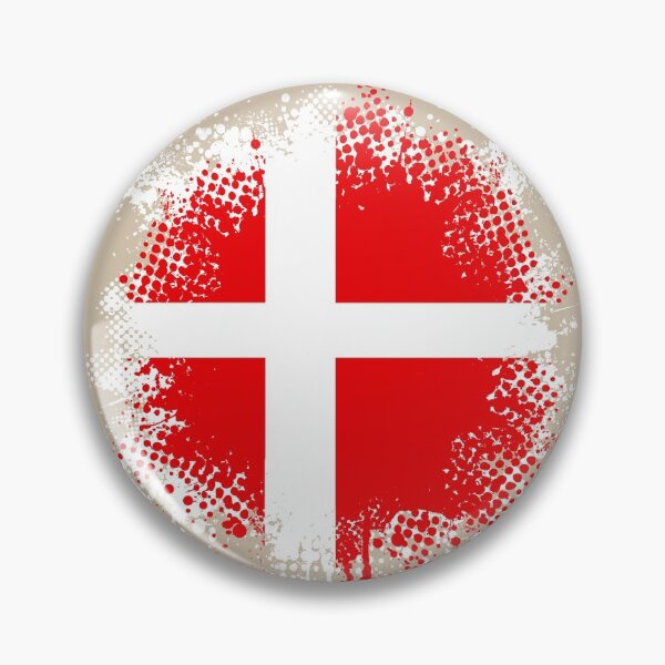 Item preview, Flag of Denmark - Splat designed and sold by pixelinga.