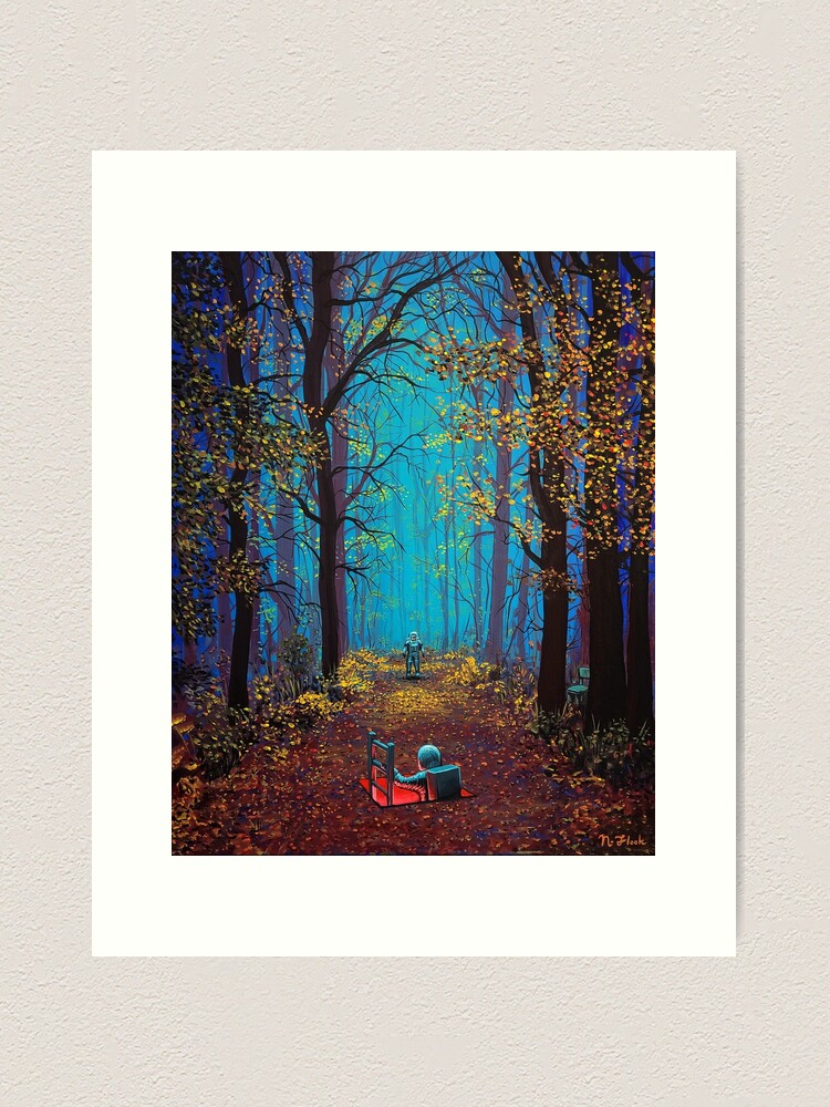 Alternate view of There You Are Art Print
