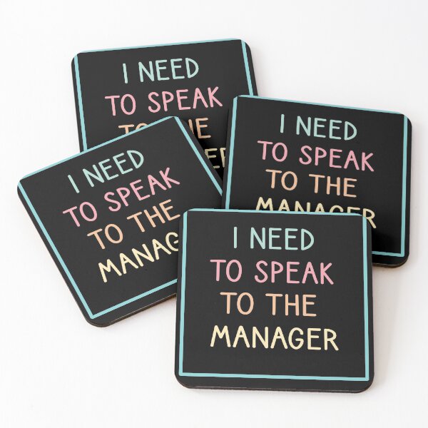 Artikelvorschau, Ich muss mit dem Manager sprechen: Lustige Zitate / Vintage Farbe / Meme Stil entworfen und verkauft von Houssemanthony.