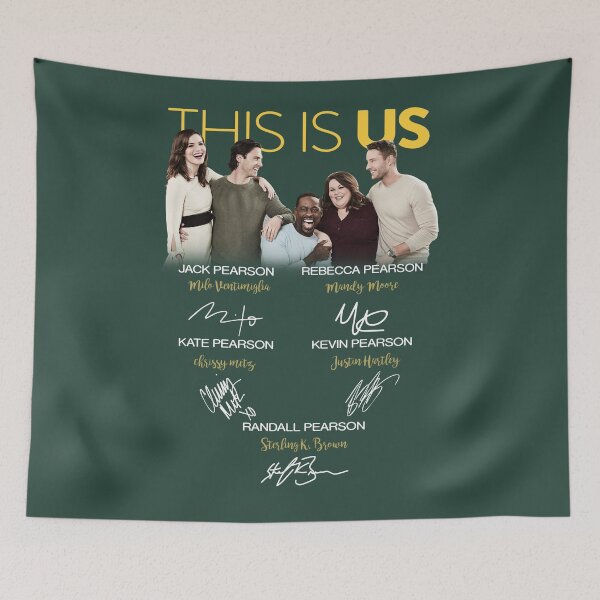Item preview, This is Us all signatures Jack Pearson Rebecca Pearson designed and sold by Matthew H.