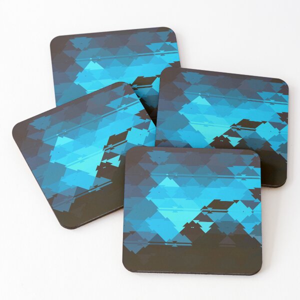 Item preview, dark and blue triangle pattern art  designed and sold by AYACHI90.