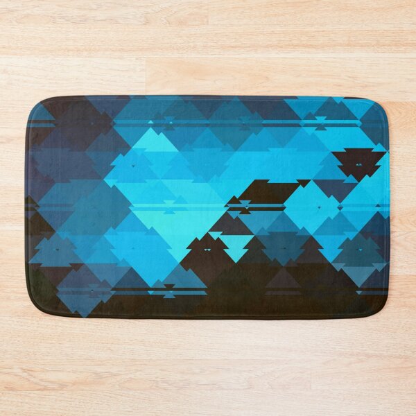 Item preview, dark and blue triangle pattern art  designed and sold by AYACHI90.