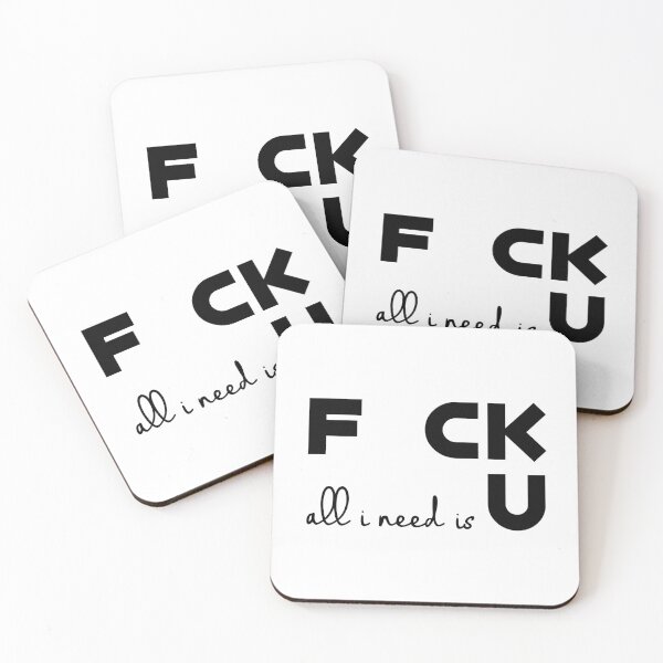 Item preview, Fck All I Need Is U Funny Shirt designed and sold by Paulina Vanlife.