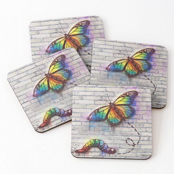 Item preview, Caterpillar and Butterfly designed and sold by DesignShed.