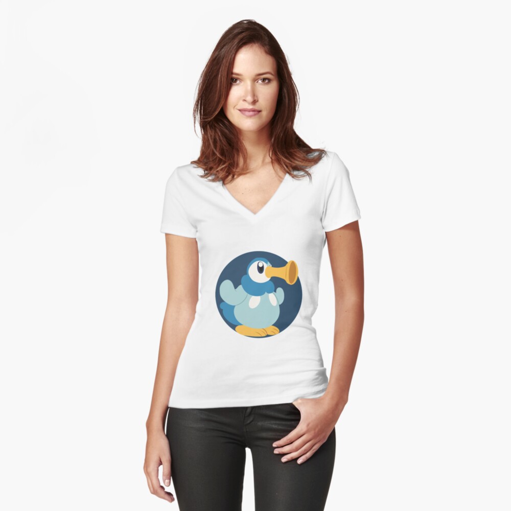 Vista previa del artículo con la obra «Camiseta entallada de cuello en V», diseñado y vendido por LypsImagination.