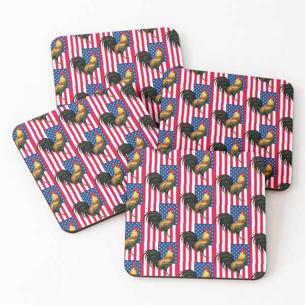 Item preview, American Cock Fight Game Fowl designed and sold by Rustic Valley Studio.