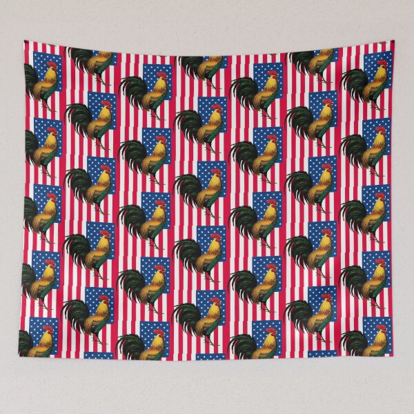 Item preview, American Cock Fight Game Fowl designed and sold by Rustic Valley Studio.