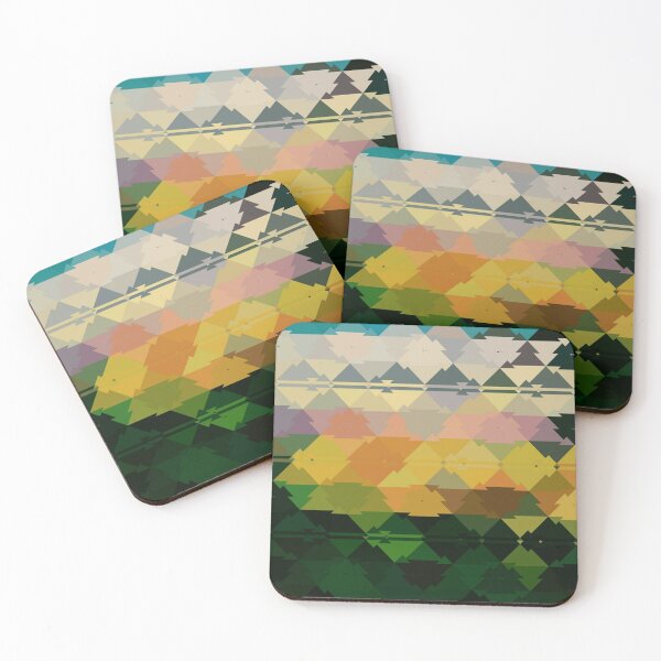 Item preview, Colorful triangle pattern art  designed and sold by AYACHI90.
