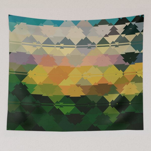 Item preview, Colorful triangle pattern art  designed and sold by AYACHI90.