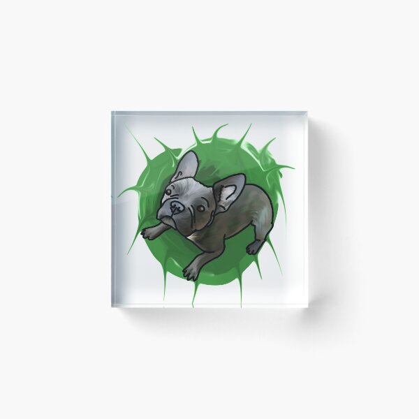 Item preview, French bulldog illustration  designed and sold by Antiope33.