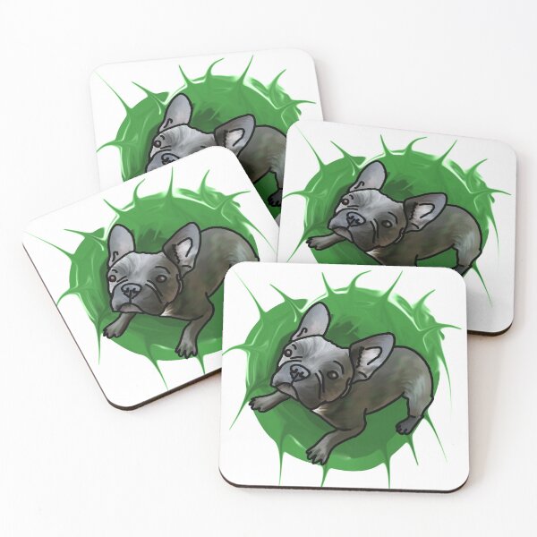 Item preview, French bulldog illustration  designed and sold by Antiope33.