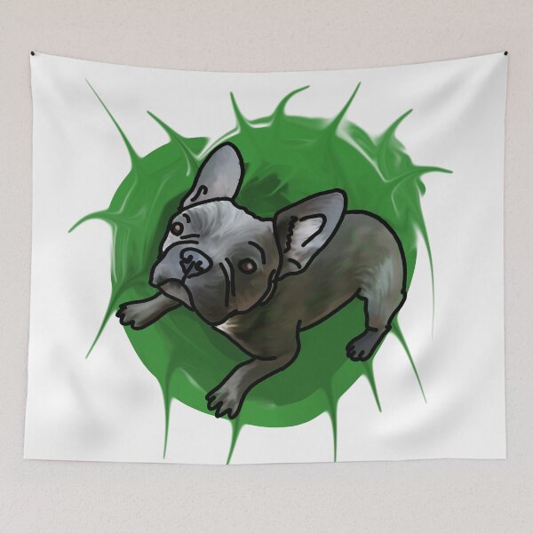 Item preview, French bulldog illustration  designed and sold by Antiope33.