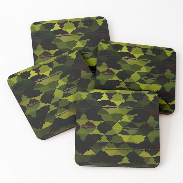 Item preview, Dark green triangle pattern art  designed and sold by AYACHI90.