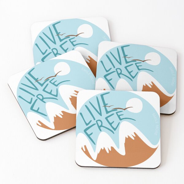 Item preview, Live Free Smile More Winter designed and sold by ari-yen.
