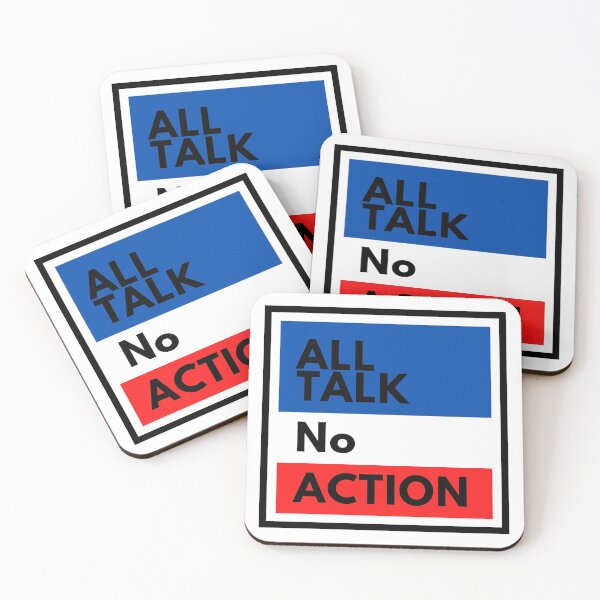 Item preview, All Talk No Action designed and sold by Lolas-Creations.