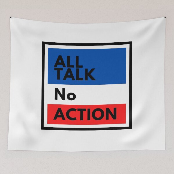 Item preview, All Talk No Action designed and sold by Lolas-Creations.
