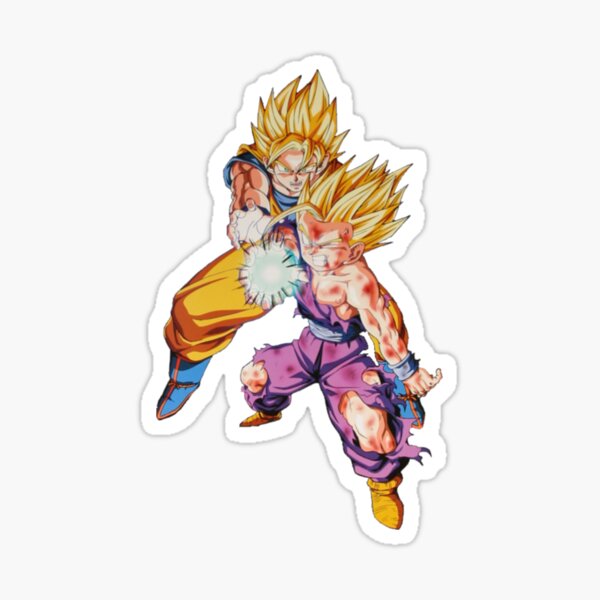 Animated, Dragon Ball, Dragon Ball Gt Sticker Gif - Gogeta Ssj4