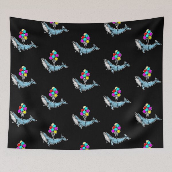 Item preview, Flying humpback whale with balloons designed and sold by Mila1946.