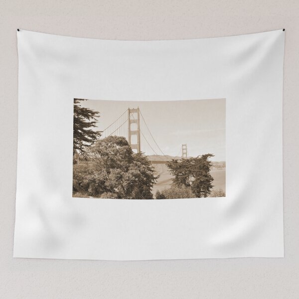 Item preview, Golden Gate Bridge in sepia designed and sold by Sonja Martin Photography.
