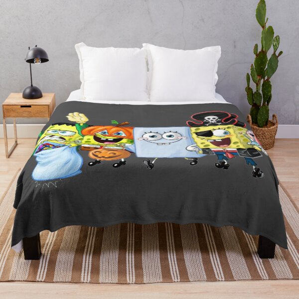 Vista previa del artículo con la obra «bob esponja halloween || Feliz día de halloween», diseñado y vendido por RED-HA.
