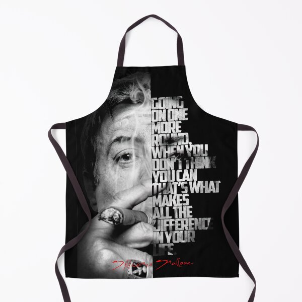 Item preview, Black and white Sylvester Stallone quote poster designed and sold by Enea Kelo.