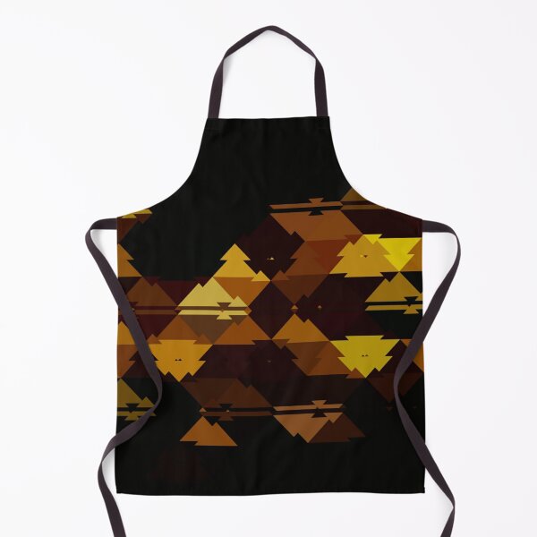 Item preview, Dark and yellow triangle pattern art designed and sold by AYACHI90.