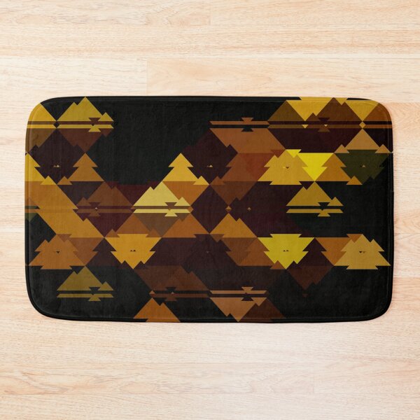 Item preview, Dark and yellow triangle pattern art  designed and sold by AYACHI90.