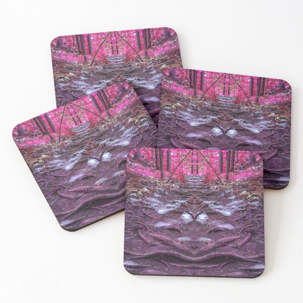 Item preview, Wooded Path Ruts Pink Mirror designed and sold by MVA-Designs.