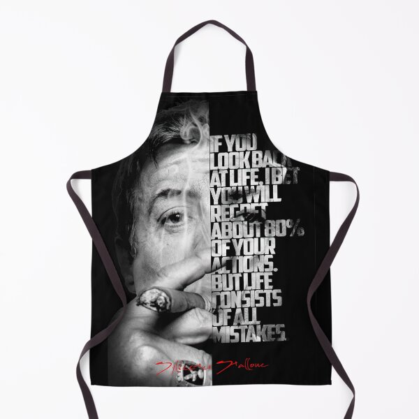 Item preview, Black and white Sylvester Stallone quote poster designed and sold by Enea Kelo.