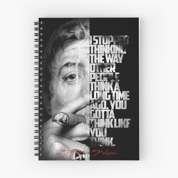 Item preview, Black and white Sylvester Stallone quote poster designed and sold by Enea Kelo.