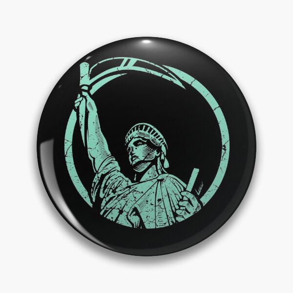 Item preview, Statue of Liberty with sickle as a grim reaper designed and sold by Mila1946.