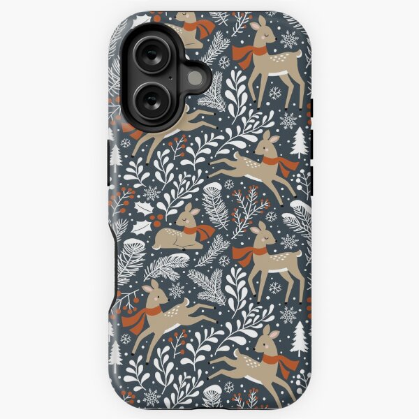 Item preview, Winter Deer / Dark Grey designed and sold by MirabellePrint.