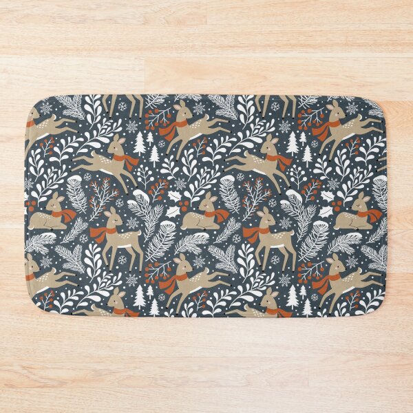 Item preview, Winter Deer / Dark Grey designed and sold by MirabellePrint.