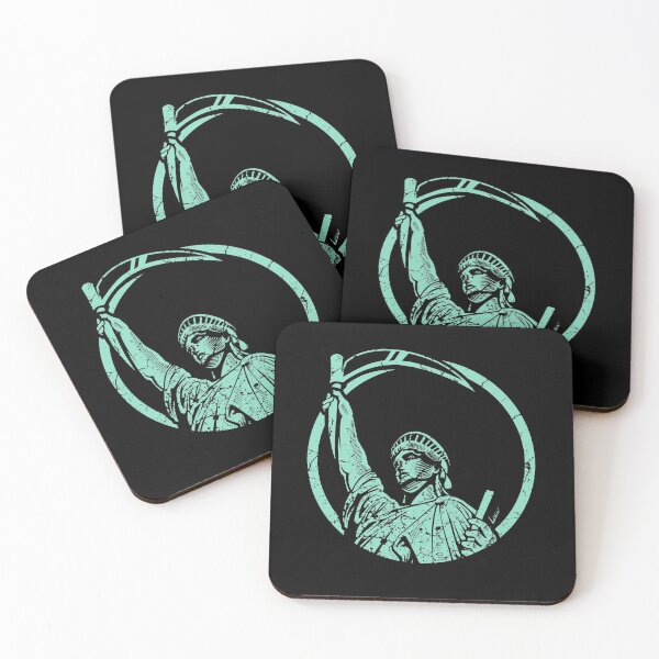 Item preview, Statue of Liberty with sickle as a grim reaper designed and sold by Mila1946.