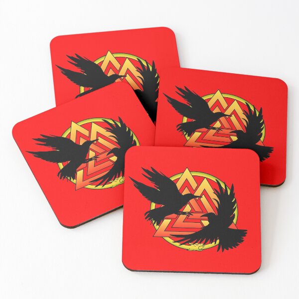 Item preview, Valknut and Ravens of Odin - Huginn and Muninn Viking designed and sold by ElJimmo.